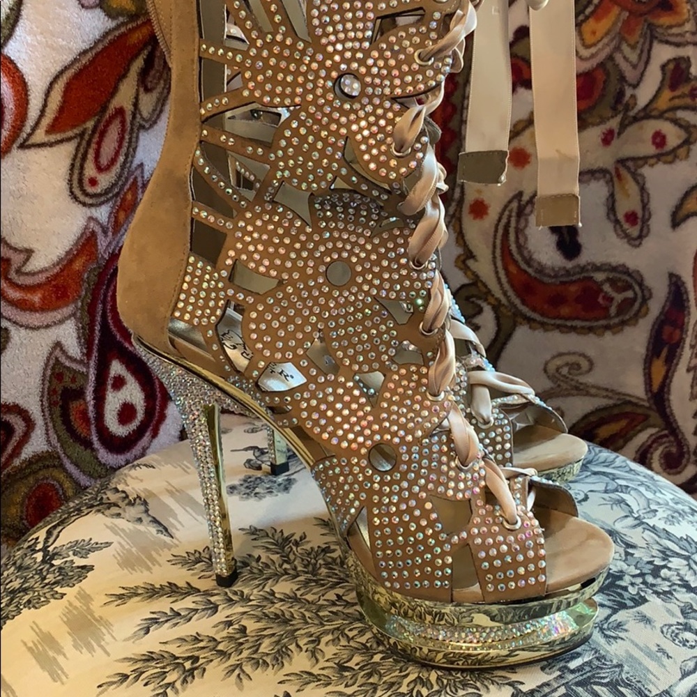 Fantasia Floral Boot by Pleaser